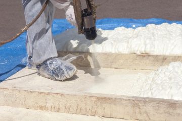 Commercial spray foam insulation in Canton by HomeCore, LLC