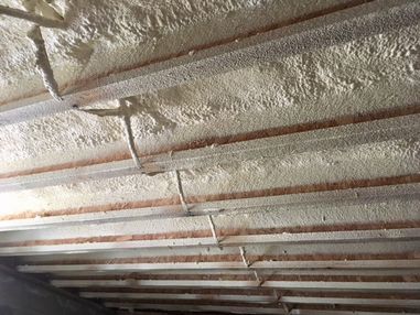 Crawl Space Ceiling Foam Insulation in Plum Island, MA (2)